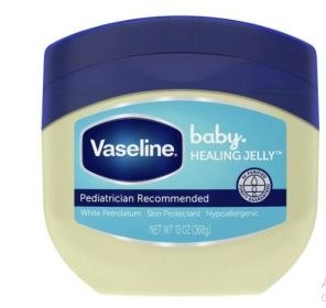 Vaseline Baby Healing Petroleum Jelly Hypoallergenic Unscented Diaper Rash & Sensitive Skin, 13 oz
