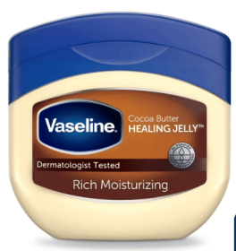 Vaseline Rich Moisturizing Cocoa Butter Healing Petroleum Jelly for Dry Skin, 13 oz