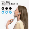 PS751 Dual-Ear Microphone Digital Hearing Aid Bluetooth Hearing Aid Mobile Phone LED Light MP4 Display Power Reduction Hearing Aid High-Quality Hearin