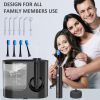 Water Flosser & Ultrasonic Toothbrush Combo - Extra Capacity Electric Water Toothbrush ,7 Jet Tips & 4 Brush Heads, 1000ML Detachable Water Tank