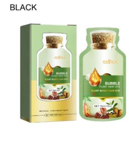 Gentle Plant Lazy Bubble Hairdressing Agent (Option: Black-2PCS)