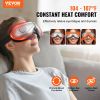 VEVOR Heated Eye Massager Eye Care Device 5 Modes Bluetooth Music 180Â° Foldable